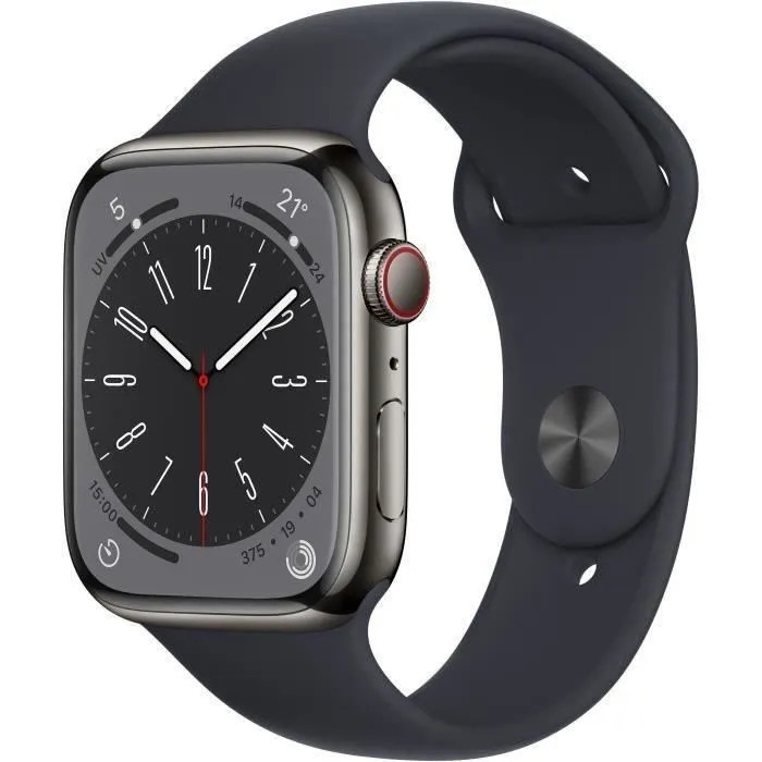 Acheter Apple Watch Series 8 GPS + Cellular - 45mm - Boîtier Graphite Stainless Steel (2022) - Reconditionné - Excellent état refurbished - 269,99 € Apple Watch Series 8 GPS + Cellular - 45mm - Boîtier Graphite Stainless Steel (2022) - Reconditionné - Excellent état refurbished reconditionné disponible sur Cdiscount Seconde Vie
