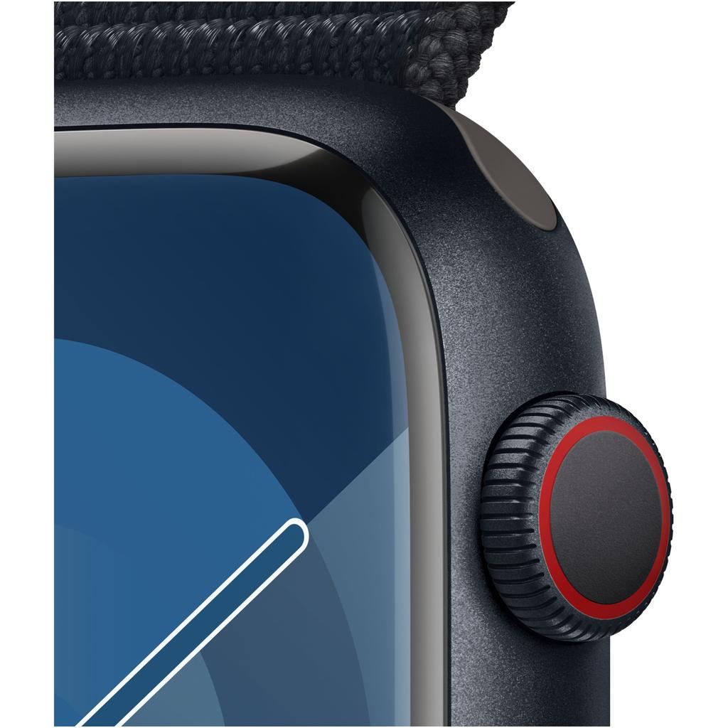 Voir photo 3 de Apple Watch Series 9 (2023) GPS 41 mm - Aluminium Minuit - Boucle sport Bleu | Dero Apple Watch Series 9 (2023) GPS 41 mm - Aluminium Minuit - Boucle sport Bleu Reconditionné Apple reconditionné photo 3 | Dero
