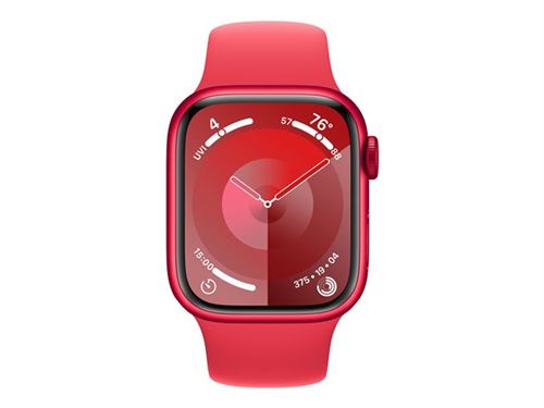 Apple Watch Series 9 (GPS) - 45 mm - aluminium minuit - montre intelligente avec bande sport - fluoroélastomère - minuit - taille du bracelet : S/M - 64 Go - Wi-Fi, Bluetooth, UWB - 38.7 g - démo État correct Apple reconditionné disponible sur Fnac