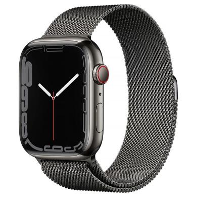 Apple Watch Series 9 GPS + Cellular 41mm Acier inoxydable graphite Bracelet Milanais graphite - très bon état Reconditionné - 429,00 € Apple Watch Series 9 GPS + Cellular 41mm Acier inoxydable graphite Bracelet Milanais graphite - très bon état Reconditionné Apple reconditionné disponible sur As Good As New