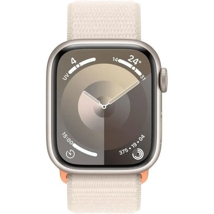 Apple Watch Series 9 GPS + Cellular - 41mm - Boîtier Starlight Aluminium - Bracelet Starlight Sport - Reconditionné - Très bon état Reconditionné - 255,00 € Apple Watch Series 9 GPS + Cellular - 41mm - Boîtier Starlight Aluminium - Bracelet Starlight Sport - Reconditionné - Très bon état Reconditionné Apple reconditionné disponible sur Cdiscount Seconde Vie