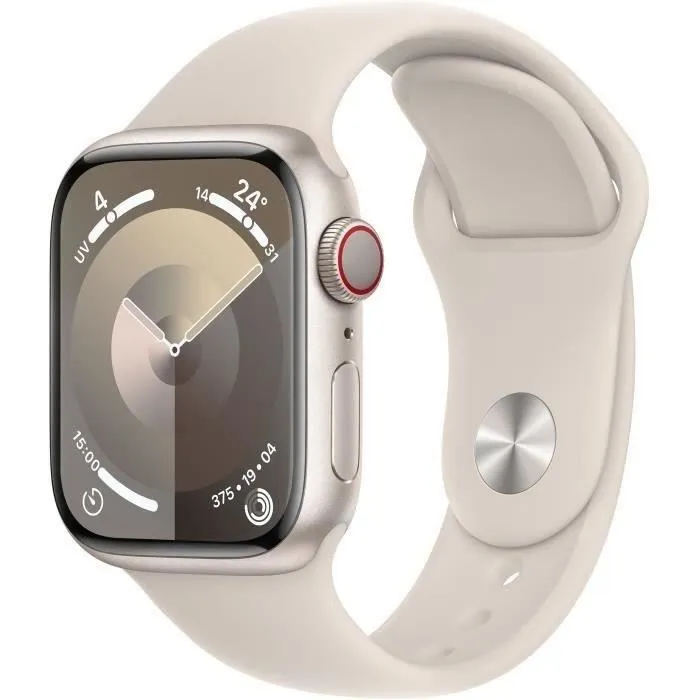 Apple Watch Series 9 GPS + Cellular - 41mm - Boîtier Starlight Aluminium - Bracelet Starlight(2023) - Reconditionné - Excellent refurbished - 329,00 € Apple Watch Series 9 GPS + Cellular - 41mm - Boîtier Starlight Aluminium - Bracelet Starlight(2023) - Reconditionné - Excellent refurbished reconditionné disponible sur Cdiscount Seconde Vie