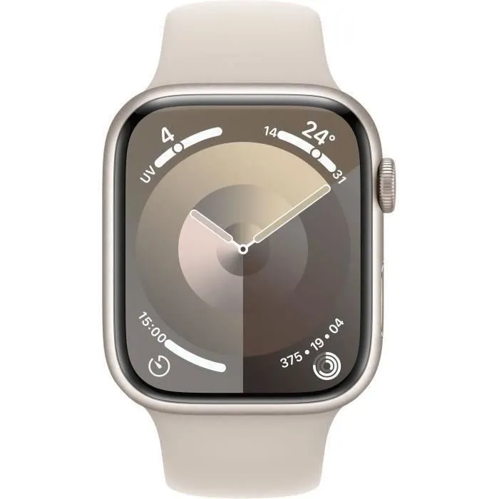 Apple Watch Series 9 GPS + Cellular - 45mm - Boîtier Starlight Aluminium - Bracelet Starlight Sport - Reconditionné - Très bon état Reconditionné - 265,00 € Apple Watch Series 9 GPS + Cellular - 45mm - Boîtier Starlight Aluminium - Bracelet Starlight Sport - Reconditionné - Très bon état Reconditionné Apple reconditionné disponible sur Cdiscount Seconde Vie