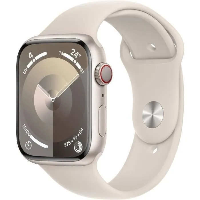 Apple Watch Series 9 GPS + Cellular - 45mm - Boîtier Starlight Aluminium - Bracelet Starlight(2023) - Reconditionné - Excellent refurbished - 325,00 € Apple Watch Series 9 GPS + Cellular - 45mm - Boîtier Starlight Aluminium - Bracelet Starlight(2023) - Reconditionné - Excellent refurbished reconditionné disponible sur Cdiscount Seconde Vie