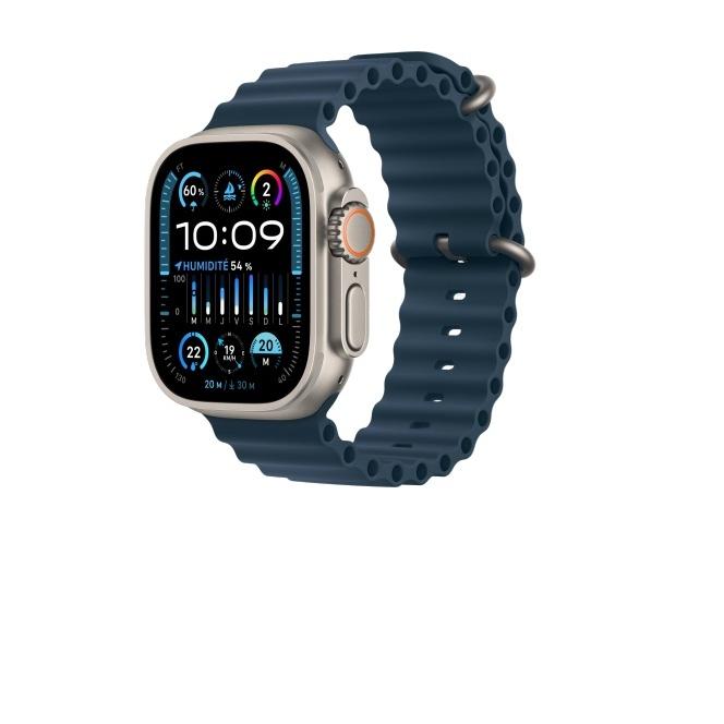 Apple Watch Ultra 2 (2023) GPS + Cellular 49 mm - Titane Titane naturel Reconditionné Apple reconditionné disponible sur Backmarket