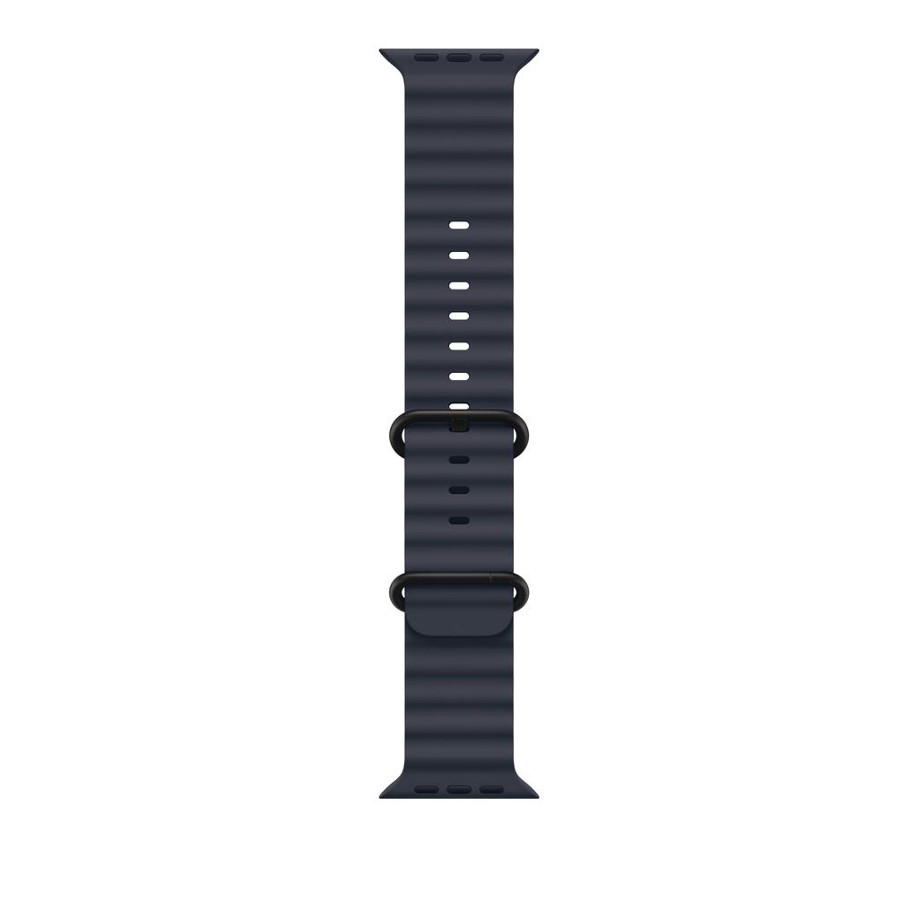 Voir photo 3 de Apple Watch Ultra 2 (2024) GPS + Cellular 49 mm - Titane Noir - Bracelet Océan Bleu | Dero Apple Watch Ultra 2 (2024) GPS + Cellular 49 mm - Titane Noir - Bracelet Océan Bleu Reconditionné Apple reconditionné photo 3 | Dero