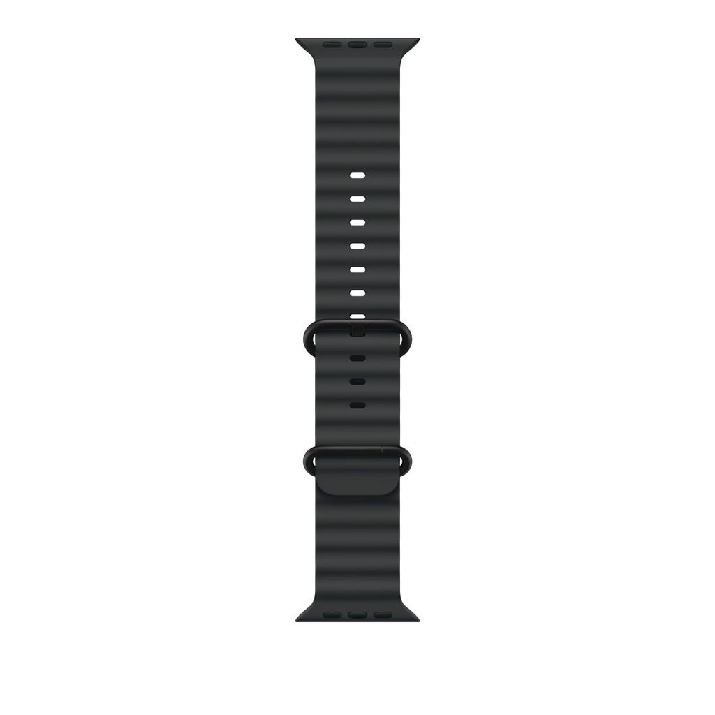 Voir photo 3 de Apple Watch Ultra 2 (2024) GPS + Cellular 49 mm - Titane Noir - Bracelet Océan Noir | Dero Apple Watch Ultra 2 (2024) GPS + Cellular 49 mm - Titane Noir - Bracelet Océan Noir Reconditionné Apple reconditionné photo 3 | Dero