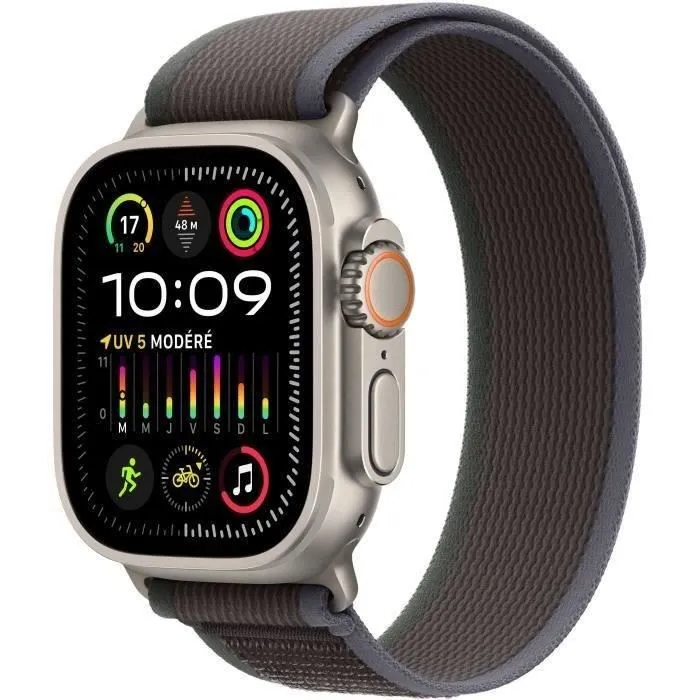 Acheter Apple Watch Ultra 2 GPS + Cellular- 49mm - Boîtier Titanium Blue/Black Trail Loop - S/M (2023) - Reconditionné - Etat correct Reconditionné - 470,00 € | Dero Apple Watch Ultra 2 GPS + Cellular- 49mm - Boîtier Titanium Blue/Black Trail Loop - S/M (2023) - Reconditionné - Etat correct Reconditionné Apple reconditionné disponible sur Cdiscount Seconde Vie | Dero