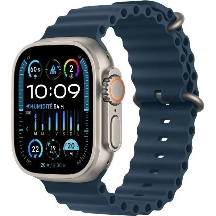 Apple Watch Ultra 2 GPS + Cellular- 49mm - Boîtier Titanium - Bracelet Blue Ocean Band (2023) - Reconditionné - Excellent état refurbished - 487,99 € Apple Watch Ultra 2 GPS + Cellular- 49mm - Boîtier Titanium - Bracelet Blue Ocean Band (2023) - Reconditionné - Excellent état refurbished reconditionné disponible sur Cdiscount Seconde Vie