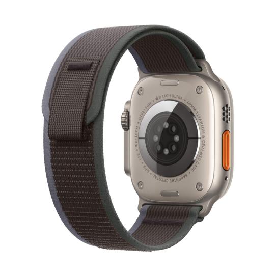 Voir photo 3 de Apple Watch Ultra 2 GPS + Cellular 49mm titane Boucle Trail bleu/noir S/M - bon état | Dero Apple Watch Ultra 2 GPS + Cellular 49mm titane Boucle Trail bleu/noir S/M - bon état Reconditionné Apple reconditionné photo 3 | Dero