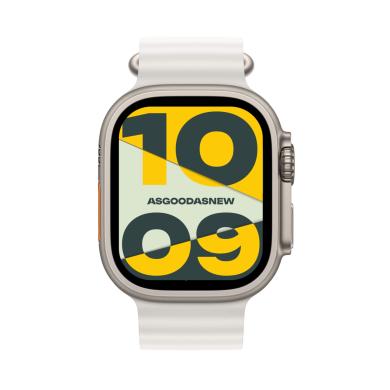 Apple Watch Ultra 2 GPS + Cellular 49mm titane Bracelet Ocean blanc - bon état Reconditionné - 459,00 € Apple Watch Ultra 2 GPS + Cellular 49mm titane Bracelet Ocean blanc - bon état Reconditionné reconditionné disponible sur As Good As New
