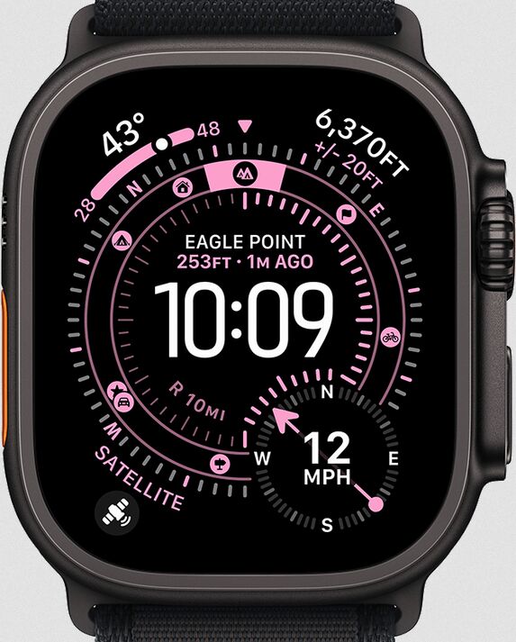 Apple Watch Ultra 3 (2025) GPS + Cellular noir Alpine Loop M bleu clair Très bon état Apple reconditionné disponible sur Refurbed | Dero