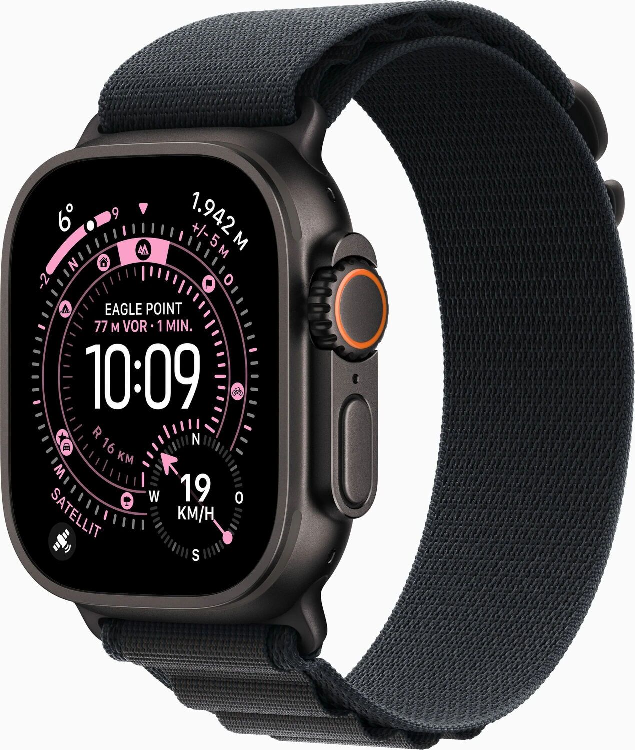 Apple Watch Ultra 3 (2025) GPS + Cellular noir Alpine Loop M noir Parfait état Apple reconditionné disponible sur Refurbed | Dero