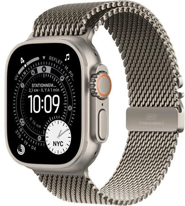 Apple Watch Ultra 3 GPS + Cellular - 49mm Natural Titanium - Bracelet Milanese Loop - L (2025) - Reconditionné - Excellent état Reconditionné - 738,00 € Apple Watch Ultra 3 GPS + Cellular - 49mm Natural Titanium - Bracelet Milanese Loop - L (2025) - Reconditionné - Excellent état Reconditionné Apple reconditionné disponible sur Cdiscount Seconde Vie