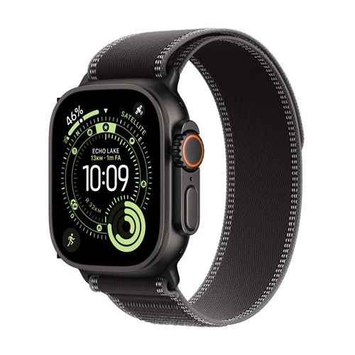 Apple Watch Ultra 3 OLED 49 mm Numérique 422 x 514 pixels Écran tactile 5G Noir Wifi GPS (satellite) État correct N/A reconditionné disponible sur Fnac