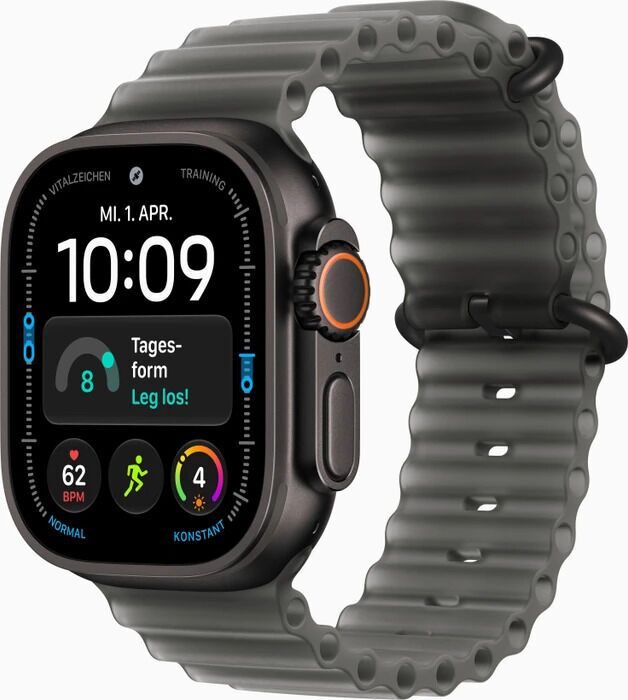 Apple Watch Ultra 4 (2026) GPS + Cellular noir Bracelet Océan Noir translucide Parfait état Apple reconditionné disponible sur Refurbed | Dero