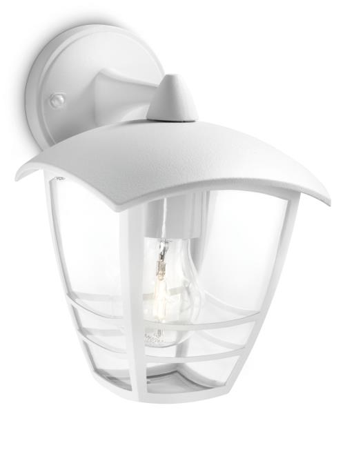 Applique murale d'extérieur Philips myGarden Creek E27 Lumière blanche et chaude Blanche État correct Philips reconditionné disponible sur Fnac