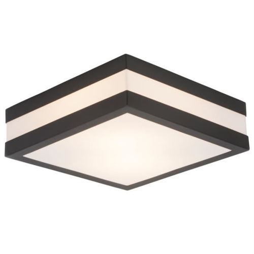 Applique murale extérieure - BRILLIANT - MATTEO - Acier inoxydable et plastique - Anthracite et blanc - E27 - 2 x 40 W IP44 État correct N/A reconditionné disponible sur Fnac