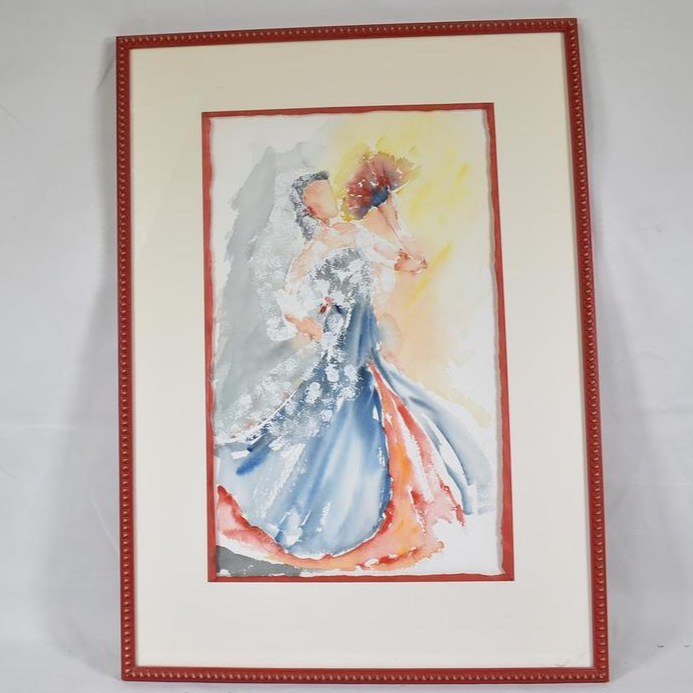Aquarelle de Geneviève Leroy Bon état - 75,00 € Aquarelle de Geneviève Leroy Bon état reconditionné disponible sur Label Emmaüs