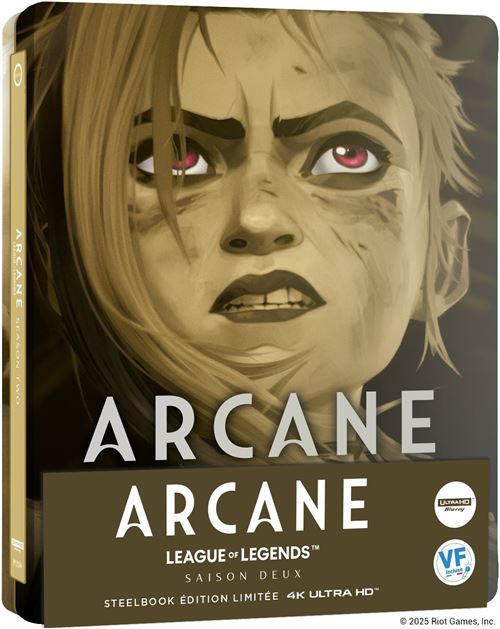 Arcane League Of Legends L'Intégrale de la Saison 2 Édition Limitée SteelBook® Blu-ray 4K Ultra HD État correct reconditionné disponible sur Fnac | Dero