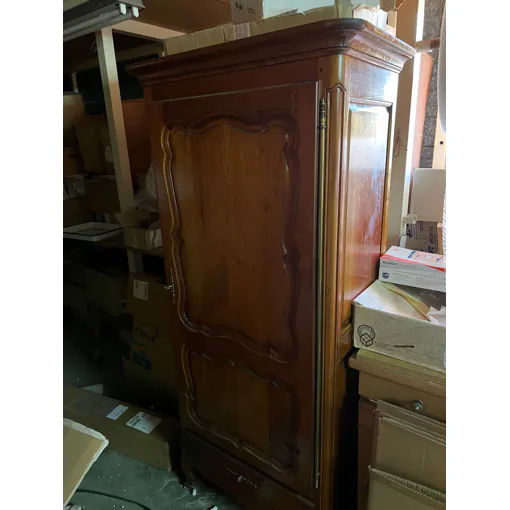 Armoire Ancienne Bois Style 1 Porte + 1 Tiroir Et 4 Étagères Bon état reconditionné disponible sur Rakuten