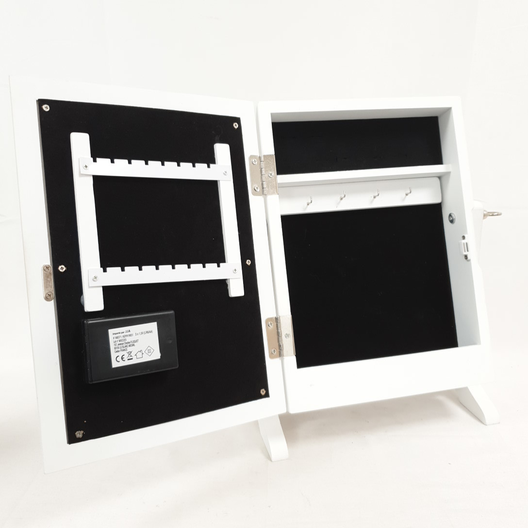 Voir photo 4 de armoire porte clefs sur pieds + miroir armoire porte clefs sur pieds + miroir État correct reconditionné photo 4