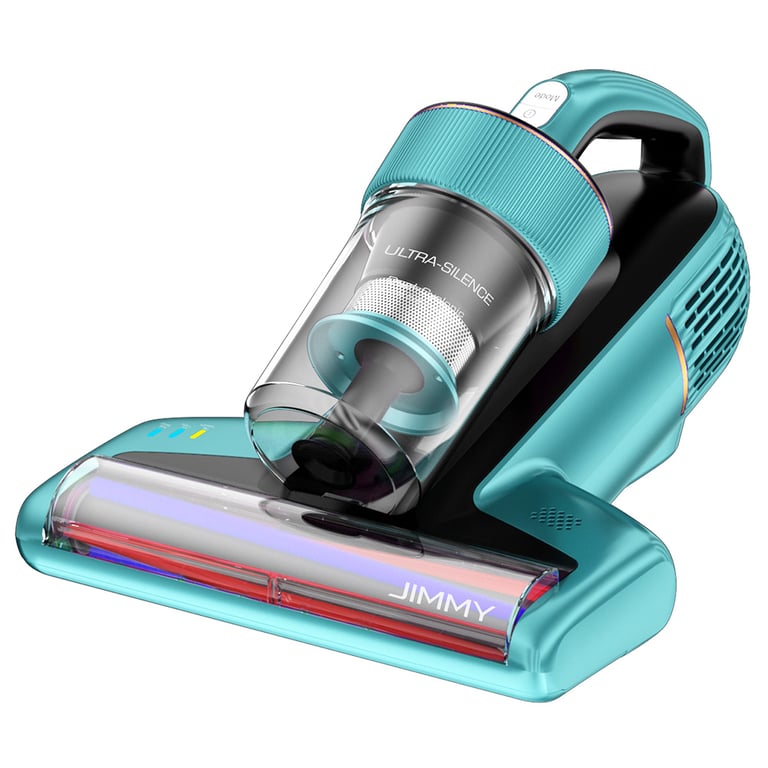 Aspirateur Anti-acariens Manuel Jimmy BX6, 600W, Ouverture d'Aspiration Élargie 240mm, Lampe UV et Technologie Ultrasons - Bleu - Bon état Bon état reconditionné disponible sur Pixmania