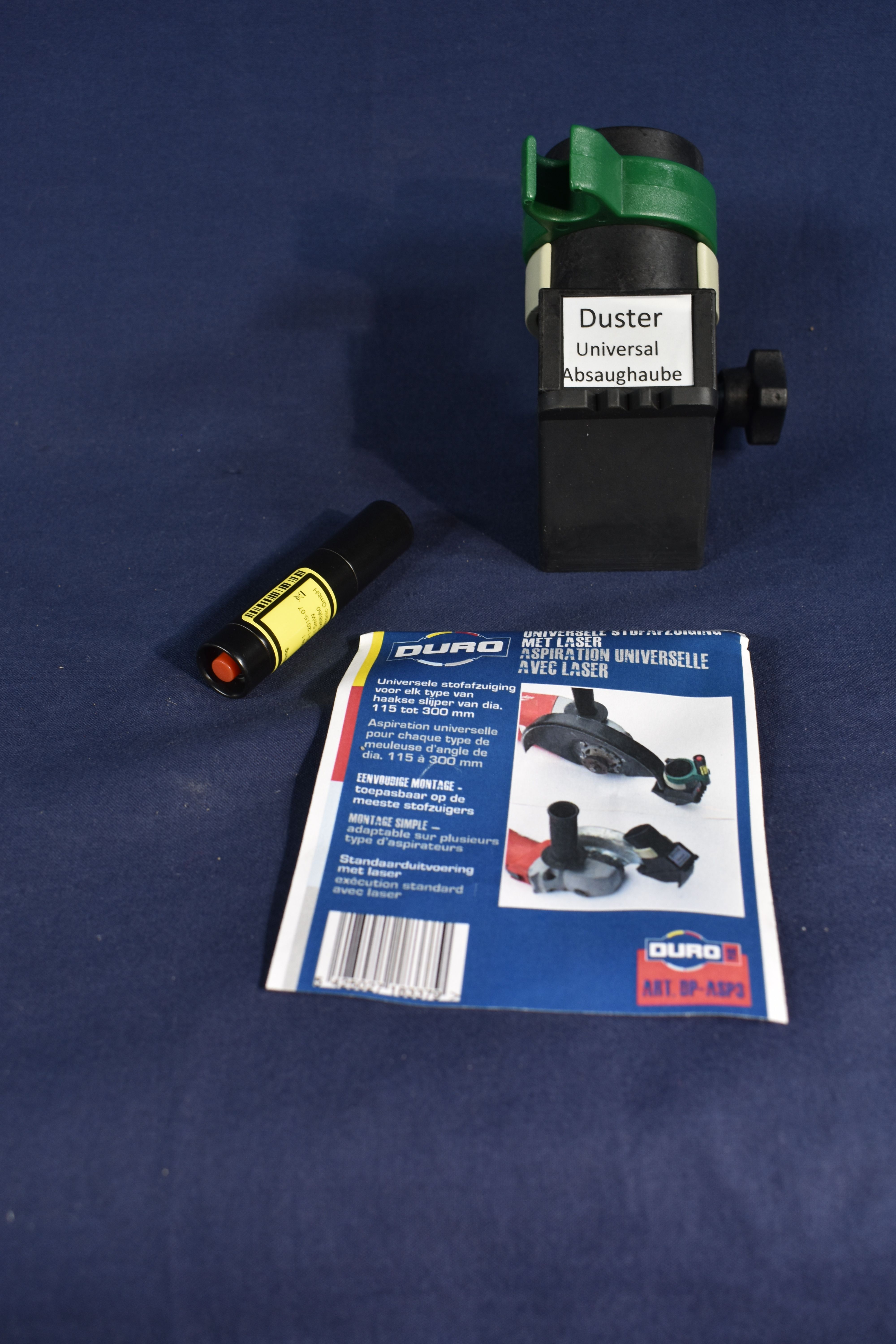 Voir photo 5 de Aspirateur avec laser pour meuleuse d'angle de marque DURO, longueur 15, largeur 11 & hauteur 7 cm. Aspirateur avec laser pour meuleuse d'angle de marque DURO, longueur 15, largeur 11 & hauteur 7 cm. Bon état reconditionné photo 5