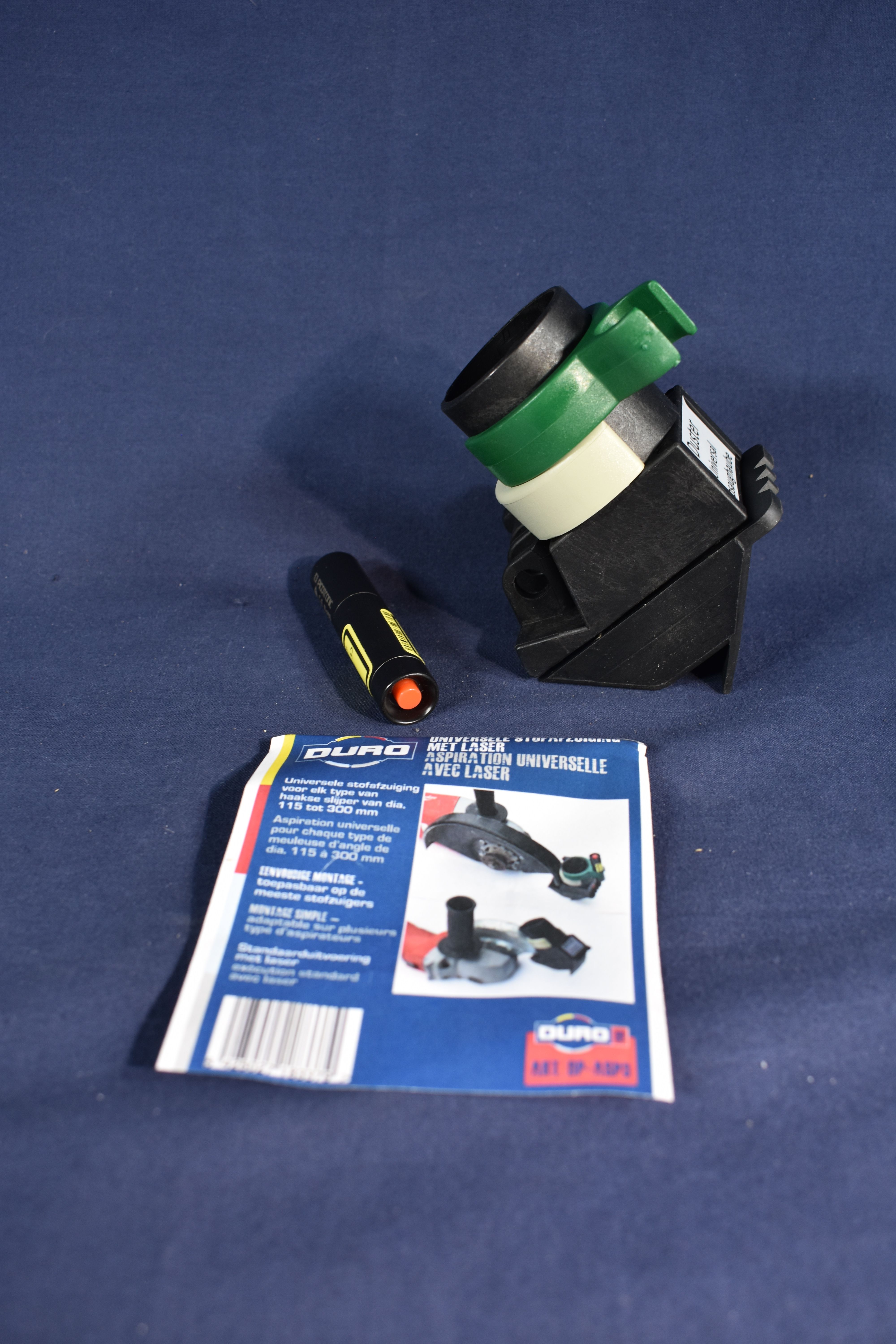 Voir photo 6 de Aspirateur avec laser pour meuleuse d'angle de marque DURO, longueur 15, largeur 11 & hauteur 7 cm. Aspirateur avec laser pour meuleuse d'angle de marque DURO, longueur 15, largeur 11 & hauteur 7 cm. Bon état reconditionné photo 6