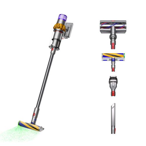 Aspirateur balai Dyson V15 Detect Absolute Gris et Violet État correct Dyson reconditionné disponible sur Fnac