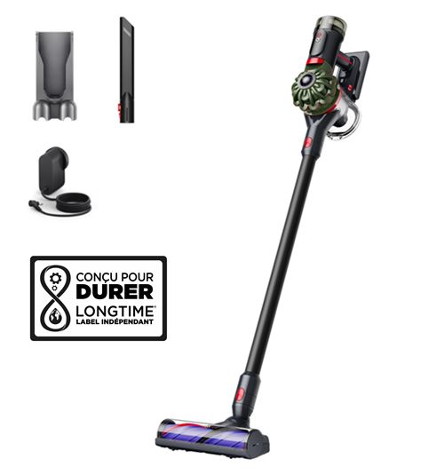 Aspirateur balai Dyson V8 Cyclone Noir État correct Dyson reconditionné disponible sur Fnac
