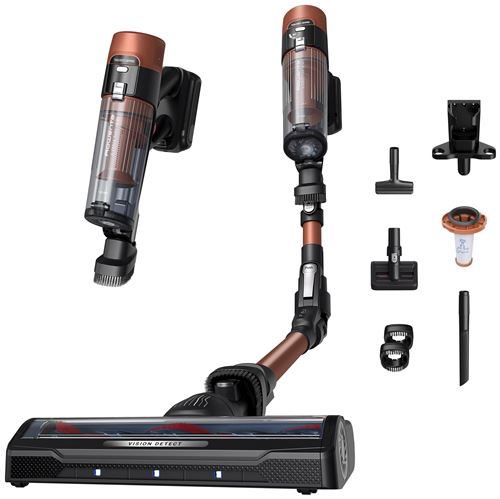 Aspirateur balai Rowenta sans fil X-Force Flex 10.80 Modèle Animal RH7A73E0 Noir Orange État correct Rowenta reconditionné disponible sur Fnac