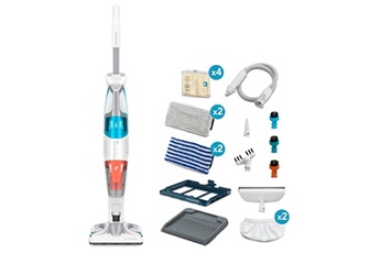 Aspirateur balai vapeur 2en1 filaire 1700w blanc/bleu RY8544WH Très bon état reconditionné disponible sur Darty