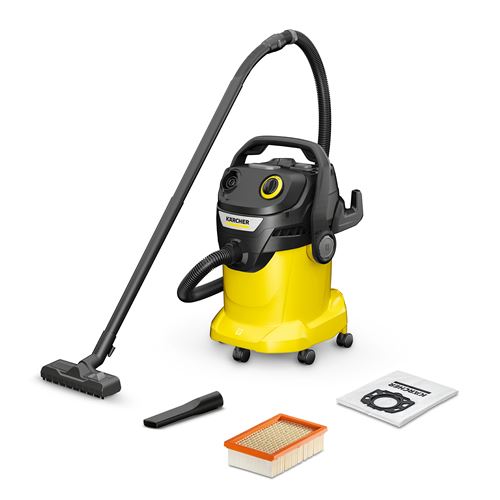 Aspirateur cuve 500w 25l jaune Karcher KWD5V-25/5/22 Jaune État correct Kärcher reconditionné disponible sur Fnac
