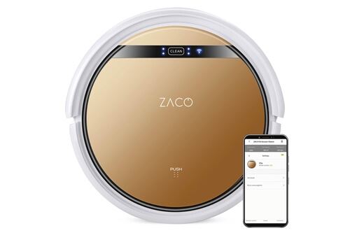 Aspirateur robot et Robot laveur Zaco V5X 2 en 1 Or État correct N/A reconditionné disponible sur Fnac
