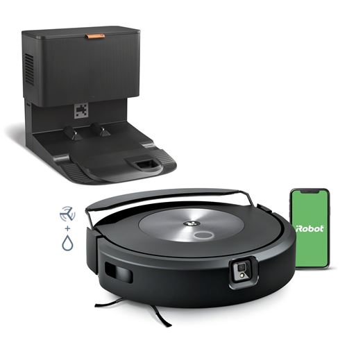 Aspirateur robot Irobot Roomba Combo® J7+ Graphite État correct reconditionné disponible sur Fnac