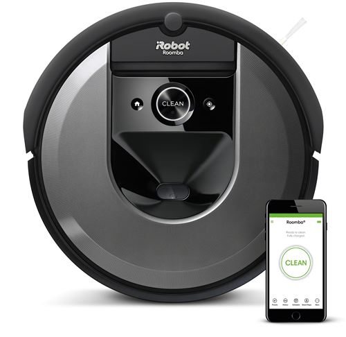Aspirateur robot Irobot Roomba I7 i7158 Noir État correct reconditionné disponible sur Fnac