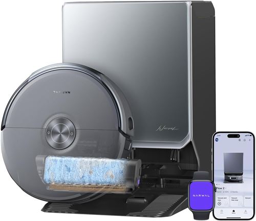 Aspirateur robot Narwal Flow 2 Noir État correct N/A reconditionné disponible sur Fnac