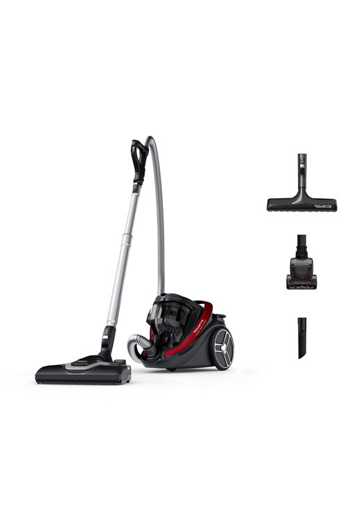 Aspirateur sans sac Rowenta Silence Force Cyclonic Effitech RO7943 500 W Noir et Rouge brun État correct Rowenta reconditionné disponible sur Fnac