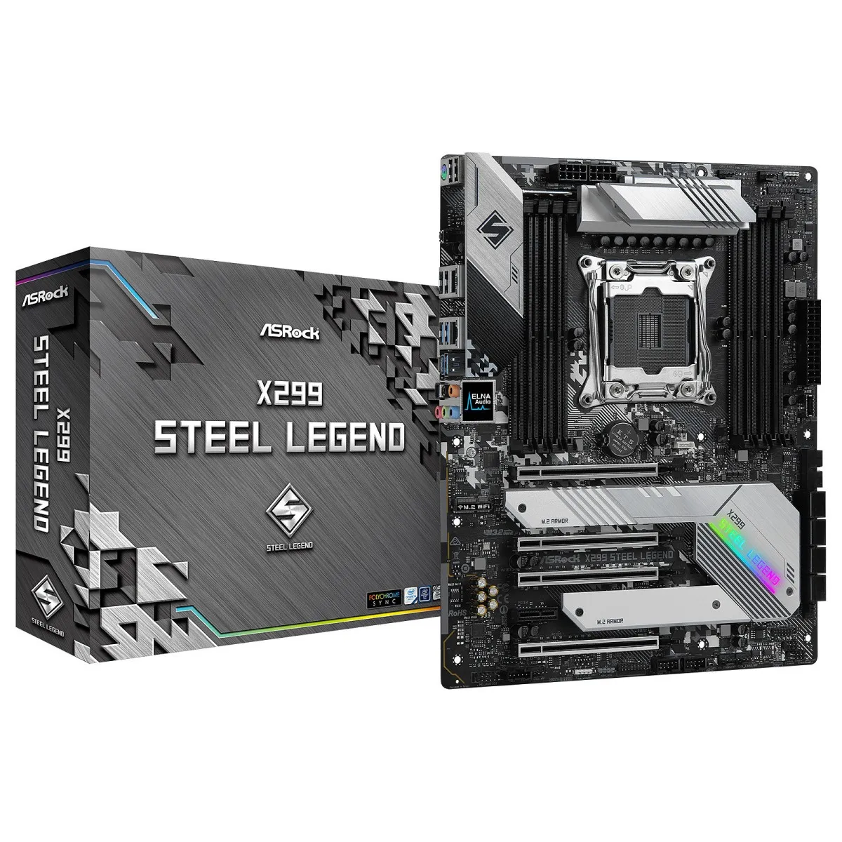 ASRock INTEL X299 STEEL LEGEND - ATX Reconditionné - 238,00 € ASRock INTEL X299 STEEL LEGEND - ATX Reconditionné ASRock reconditionné disponible sur Rue du Commerce Seconde Vie