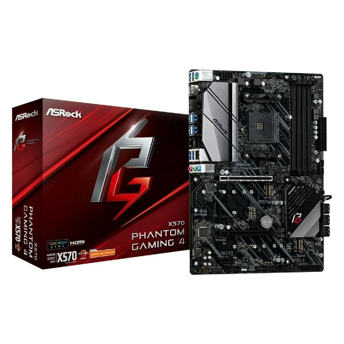 ASROCK X570 Phantom Gaming 4 Reconditionné - 162,99 € ASROCK X570 Phantom Gaming 4 Reconditionné ASRock reconditionné disponible sur Rue du Commerce Seconde Vie
