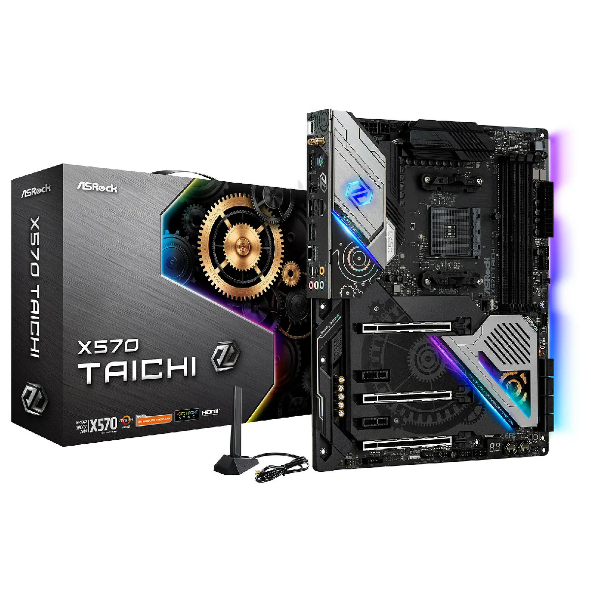 ASRock X570 TAICHI Reconditionné - 359,00 € ASRock X570 TAICHI Reconditionné ASRock reconditionné disponible sur Rue du Commerce Seconde Vie