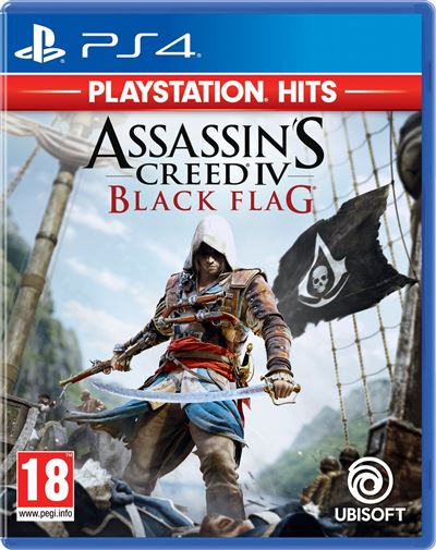 ASSASSIN'S CREED 4 : BLACK FLAG PLAYSTATION HITS FR/NL PS4 État correct reconditionné disponible sur Fnac