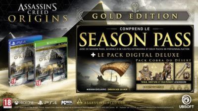 Assassin's Creed Origins Edition Gold PS4 État correct Ubisoft reconditionné disponible sur Fnac | Dero