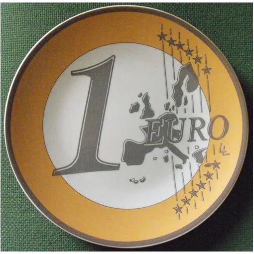 Assiette "1 Euro" - Les Marquis De France Porcelaine De Limoges occasion reconditionné disponible sur Rakuten