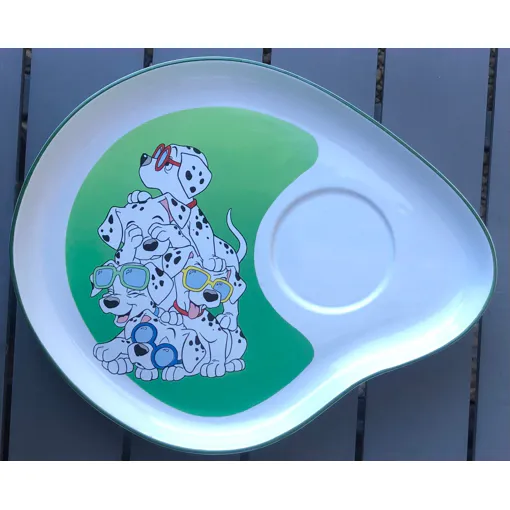 Assiette 101 Dalmatiens Moon Flower, Walt Disney, Dessin Animé, Figurine occasion reconditionné disponible sur Rakuten