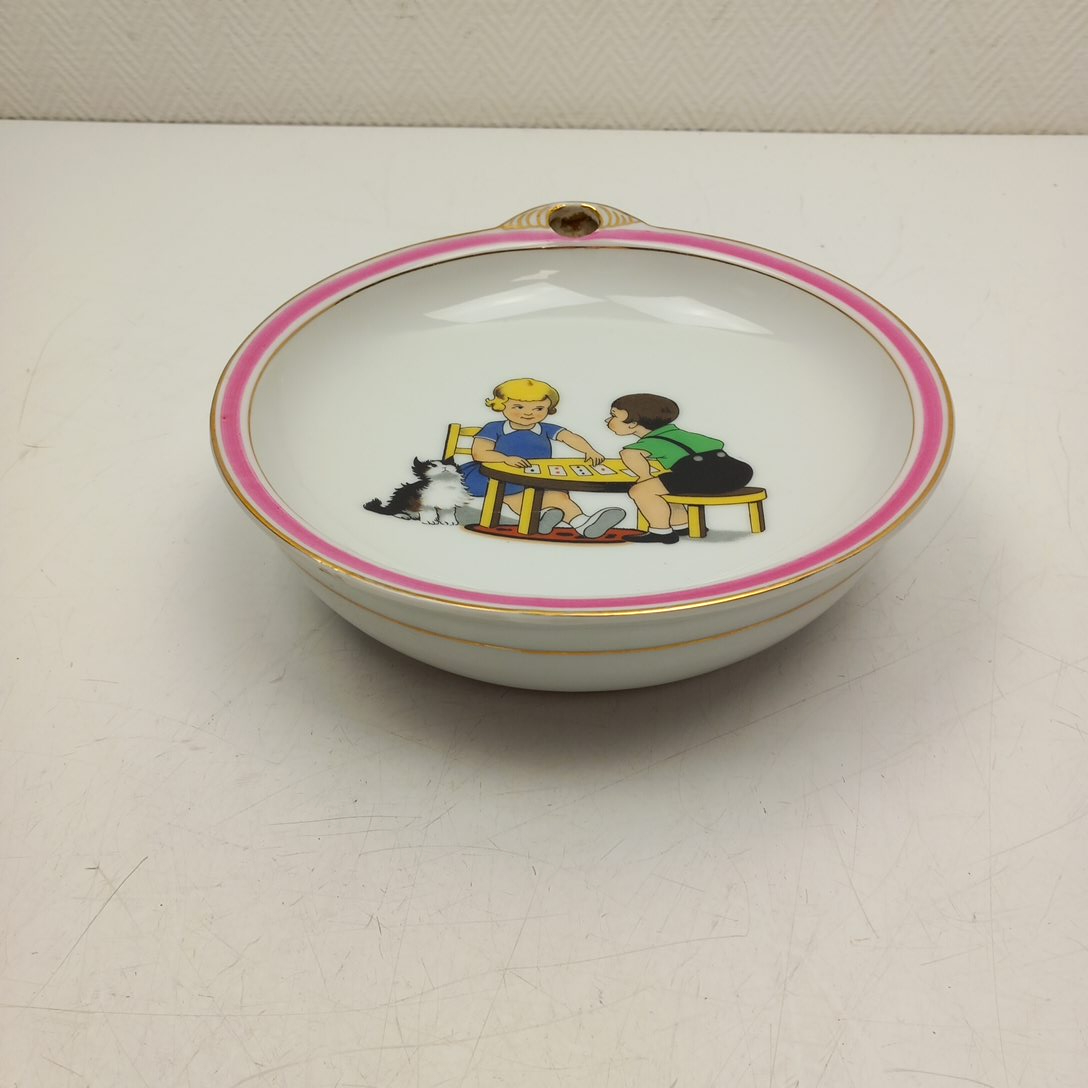 Voir photo 3 de Assiette a bouillie ancienne en céramique Assiette a bouillie ancienne en céramique État correct reconditionné photo 3