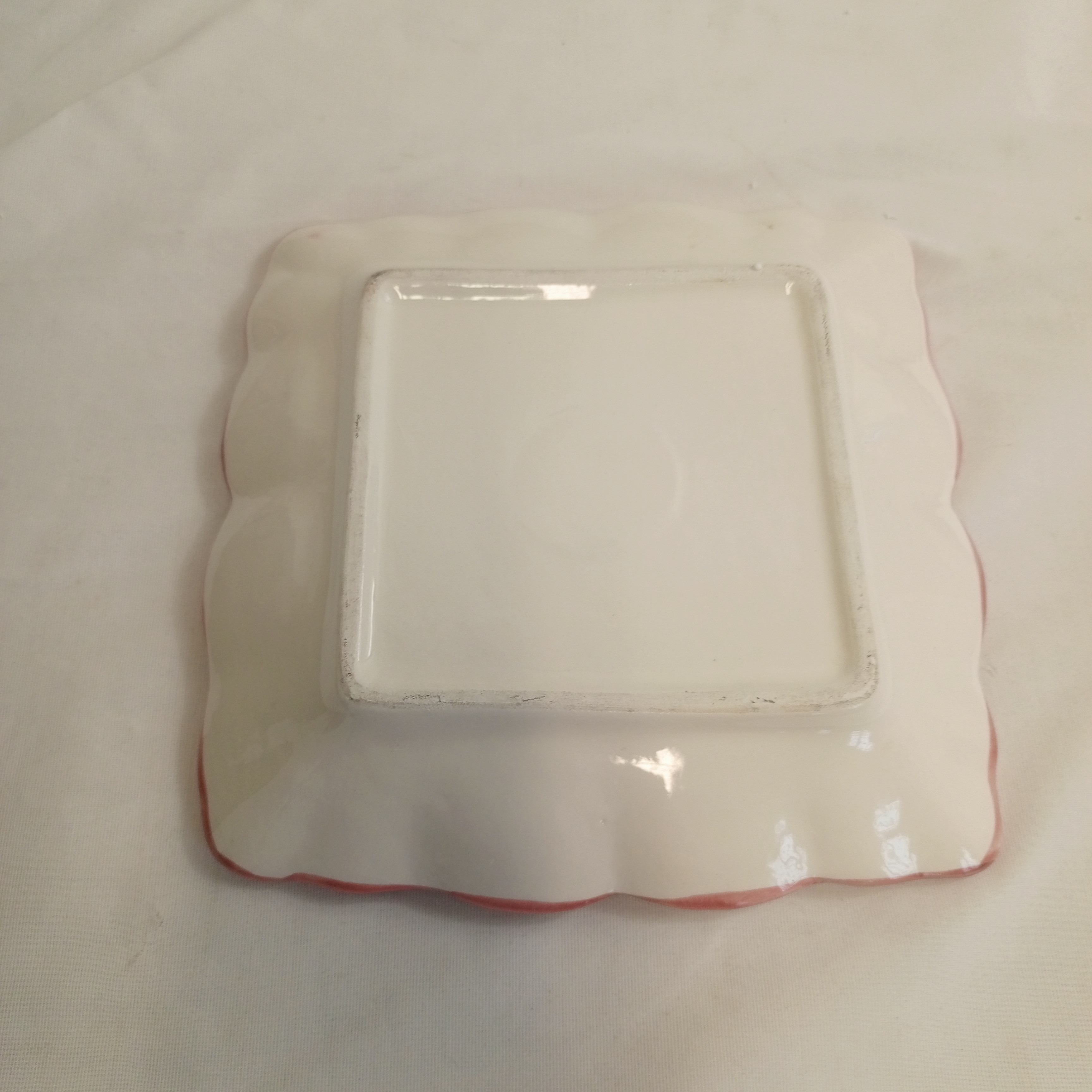 Voir photo 6 de Assiette carrée vintage Assiette carrée vintage État correct reconditionné photo 6