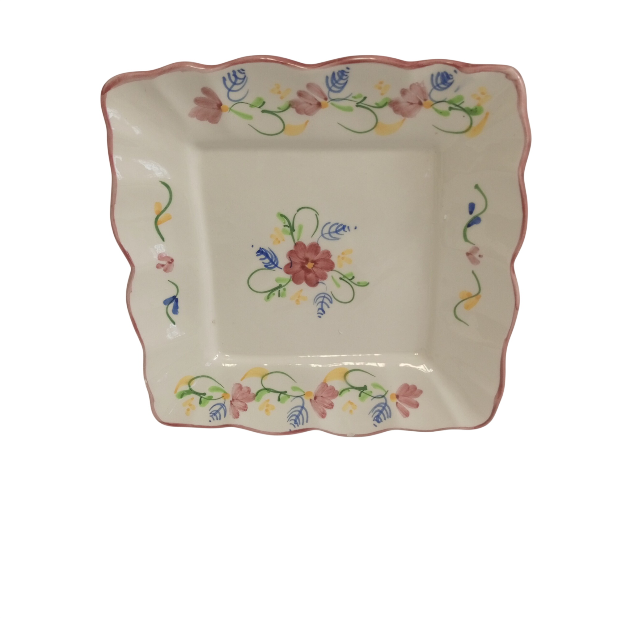 Acheter Assiette carrée vintage État correct - 10,00 € Assiette carrée vintage État correct reconditionné disponible sur Label Emmaüs