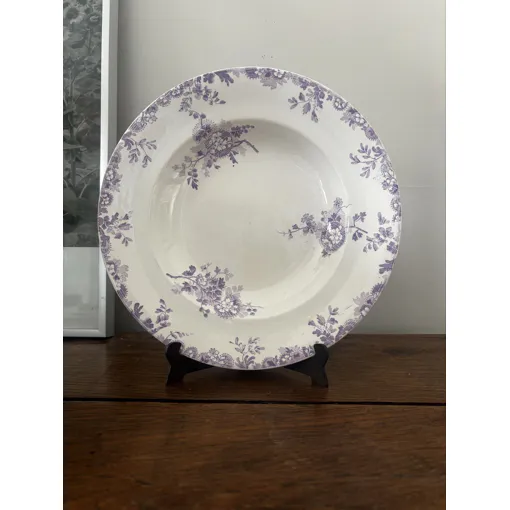 Assiette Creuse Ancienne Terre De Fer Longwy Hanoï occasion reconditionné disponible sur Rakuten